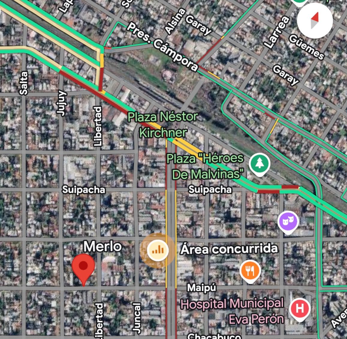 Ubicación del box MM — Maipú 845, Merlo